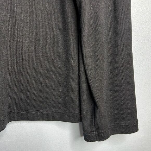 Karen Scott Christmas Elephant Black T Shirt Lg - Picture 4 of 5